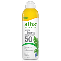 Alba Botanica - Sheer Mineral Fragrance Free Sunscreen Spray SPF 50