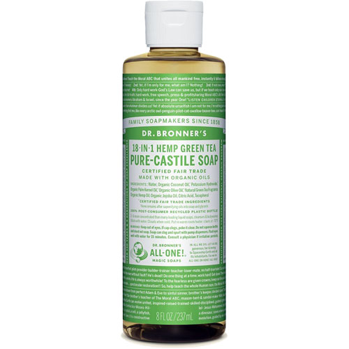 18-in-1 Hemp Green Tea Pure Castile Soap