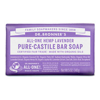 Dr. Bronner's - All-One Hemp Pure-Castile Bar Soap - Lavender