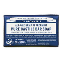 Dr. Bronner's - All-One Hemp Pure-Castile Bar Soap - Peppermint