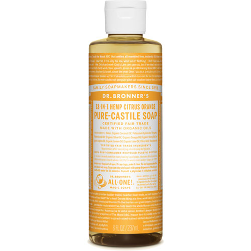 18-in-1 Hemp Citrus Orange Pure Castile Soap