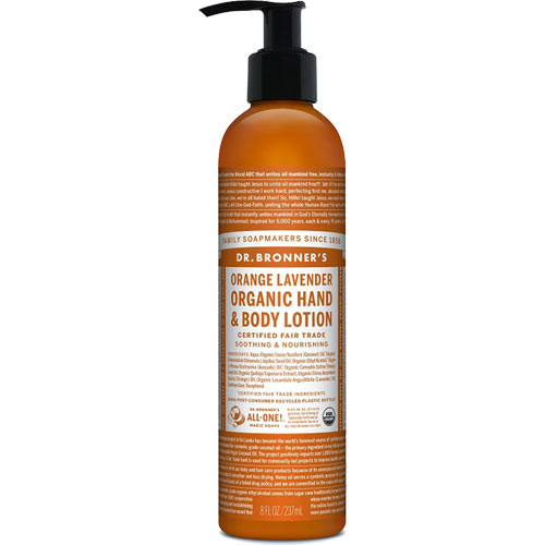 Organic Hand & Body Lotion - Orange Lavender