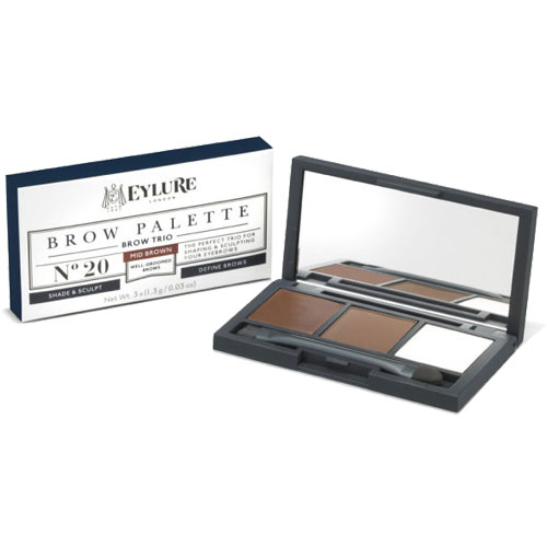 Brow Palette Trio - Mid Brown No 20