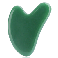 Faire - Gua Sha Green Heart Shape Jade Stone