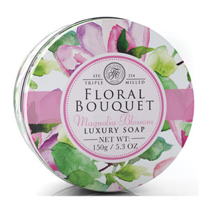 Floral Bouquet Magnolia Blossom Luxury Soap