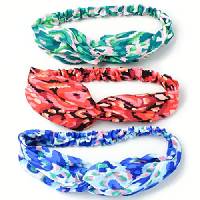 Inca - Bright Abstract Print Link Detail Bandeau - Blue