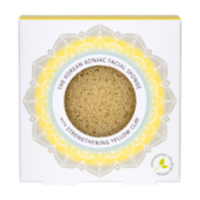 The Konjac Sponge Company - Mandala Facial Sponge - Yellow Clay