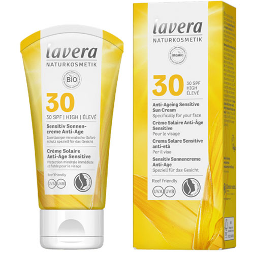 Anti Ageing Sensitive Sun Cream for Face SPF30