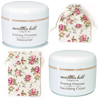 Martha Hill - Evening Primrose Skin Care Duo (with rose print bag)