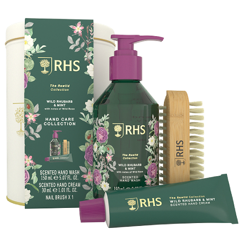 Royal Horticultural Society Hand Care Collection - Wild Rhubarb & Mint Hand Care Collection - Wild Rhubarb & Mint