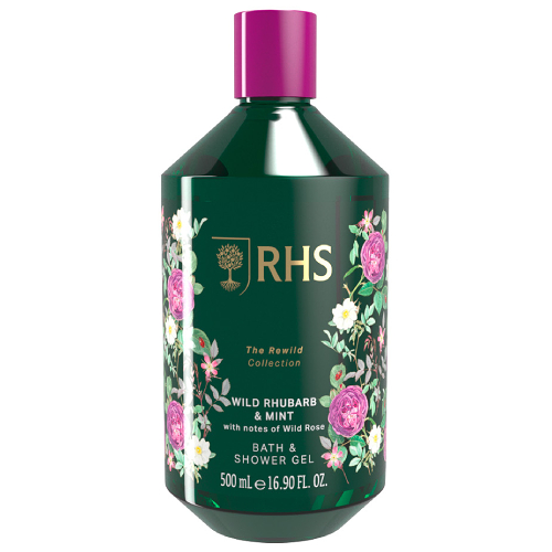Royal Horticultural Society Wild Rhubarb & Mint Bath & Shower Gel Wild Rhubarb & Mint Bath & Shower Gel