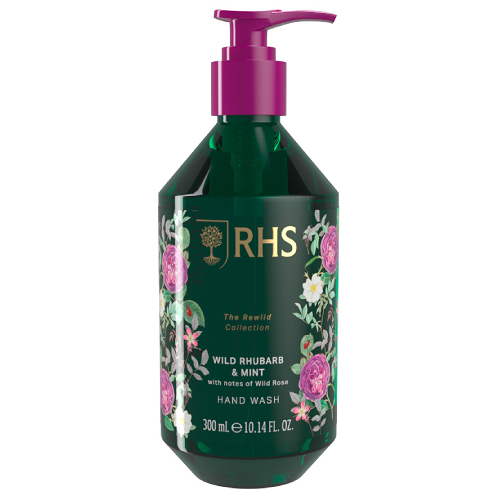 Royal Horticultural Society Wild Rhubarb & Mint Hand Wash Wild Rhubarb & Mint Hand Wash