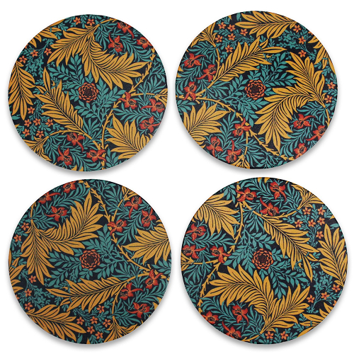 William Morris Ceramic Coasters Set of 4